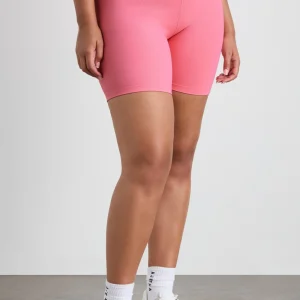 Sale Aje ATHLETICA Ribbed Mid Length Bike Short 601 Deep Blush