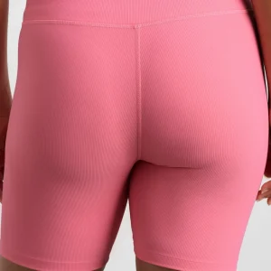 Sale Aje ATHLETICA Ribbed Mid Length Bike Short 601 Deep Blush