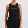 Hot Aje ATHLETICA Ribbed Racer Singlet 810 Black