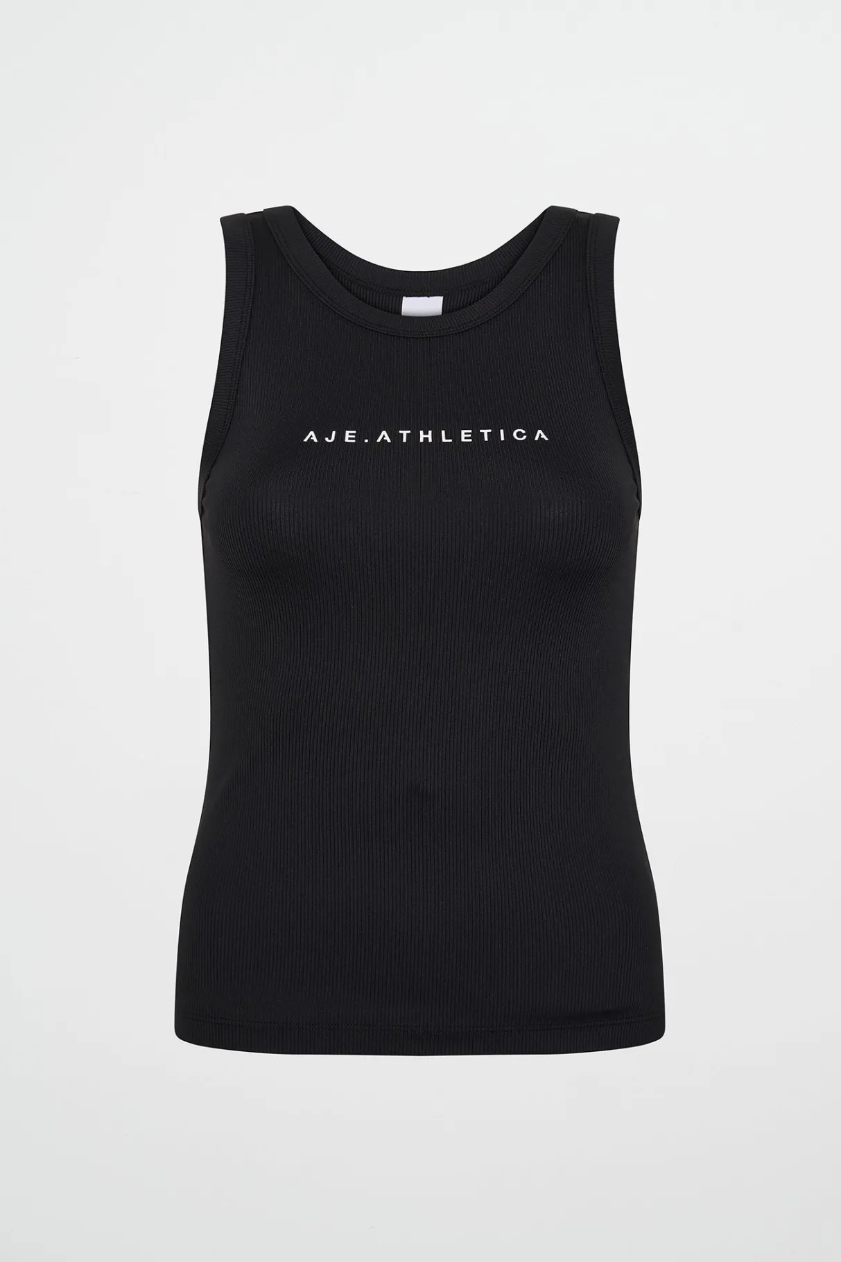 ribbed_racer_singlet__1-1.webp Hot Aje ATHLETICA Ribbed Racer Singlet 810 Black