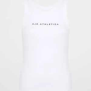 Best Sale Aje ATHLETICA Ribbed Racer Singlet 810 White