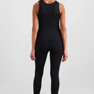 Hot Aje ATHLETICA Ribbed Racer Singlet 810 Black