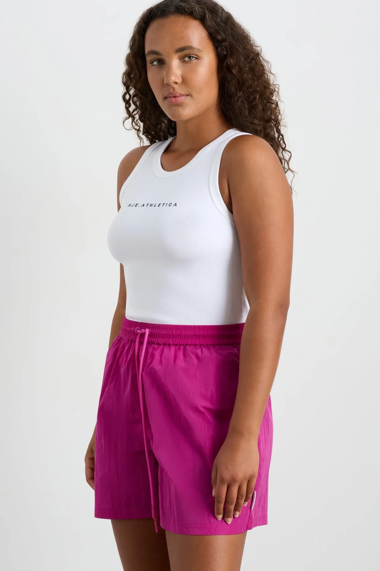 ribbed_racer_singlet__5.webp Best Sale Aje ATHLETICA Ribbed Racer Singlet 810 White