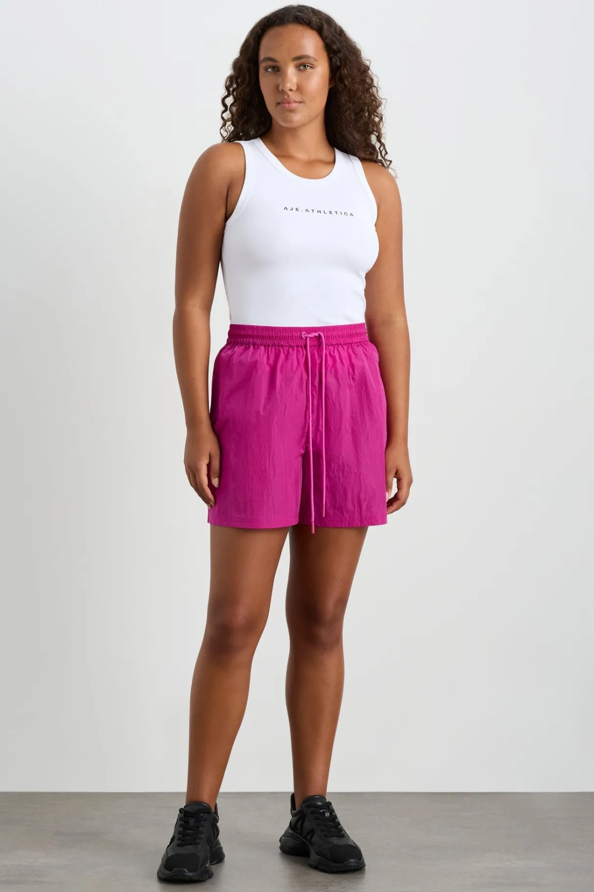 ribbed_racer_singlet__6.webp Best Sale Aje ATHLETICA Ribbed Racer Singlet 810 White