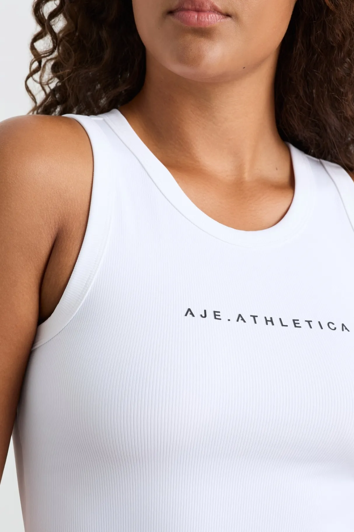 ribbed_racer_singlet__7.webp Best Sale Aje ATHLETICA Ribbed Racer Singlet 810 White