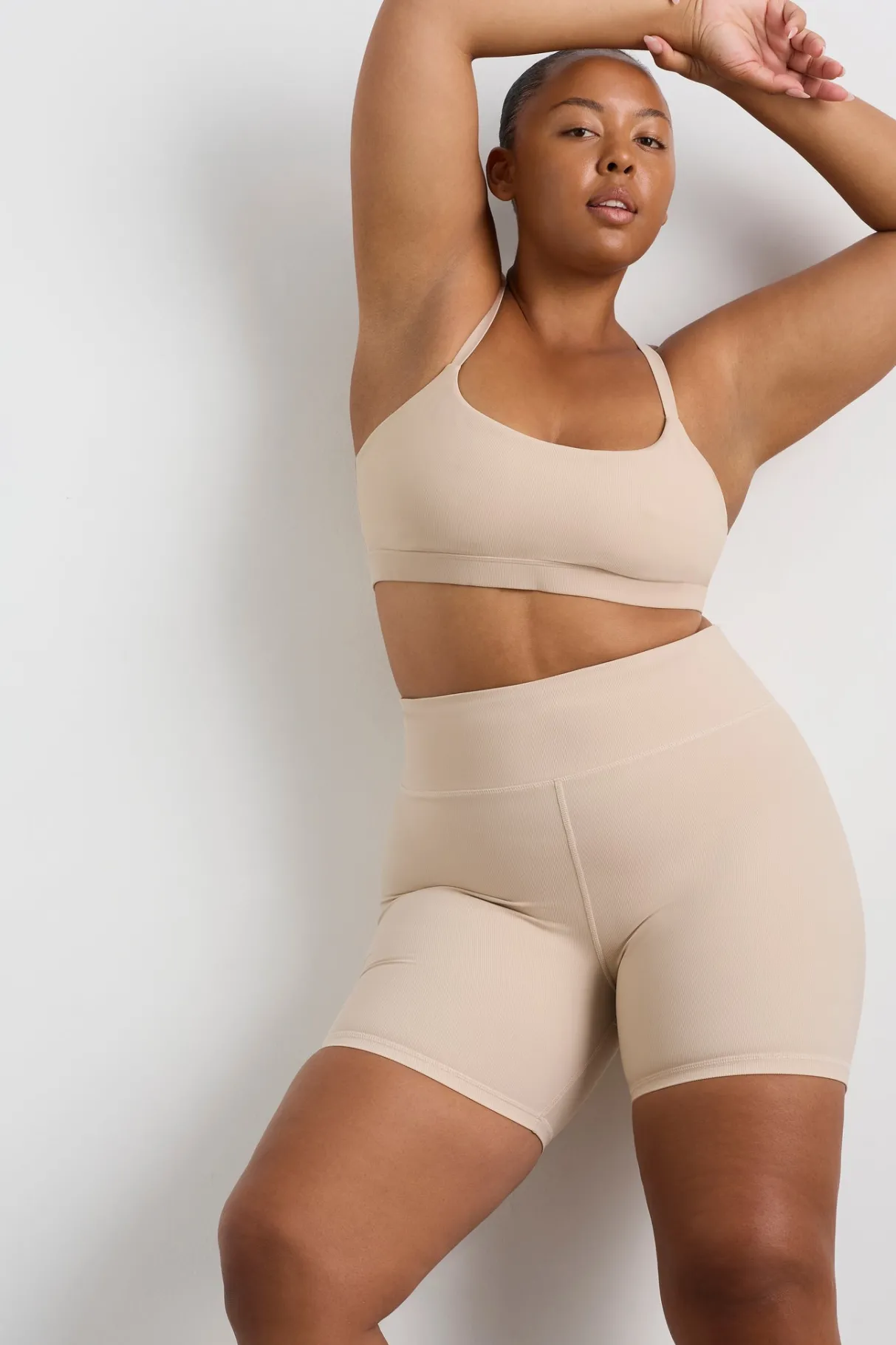 ribbed_sports_bra__14.webp New Aje ATHLETICA Ribbed Sports Bra 376 Latte Beige