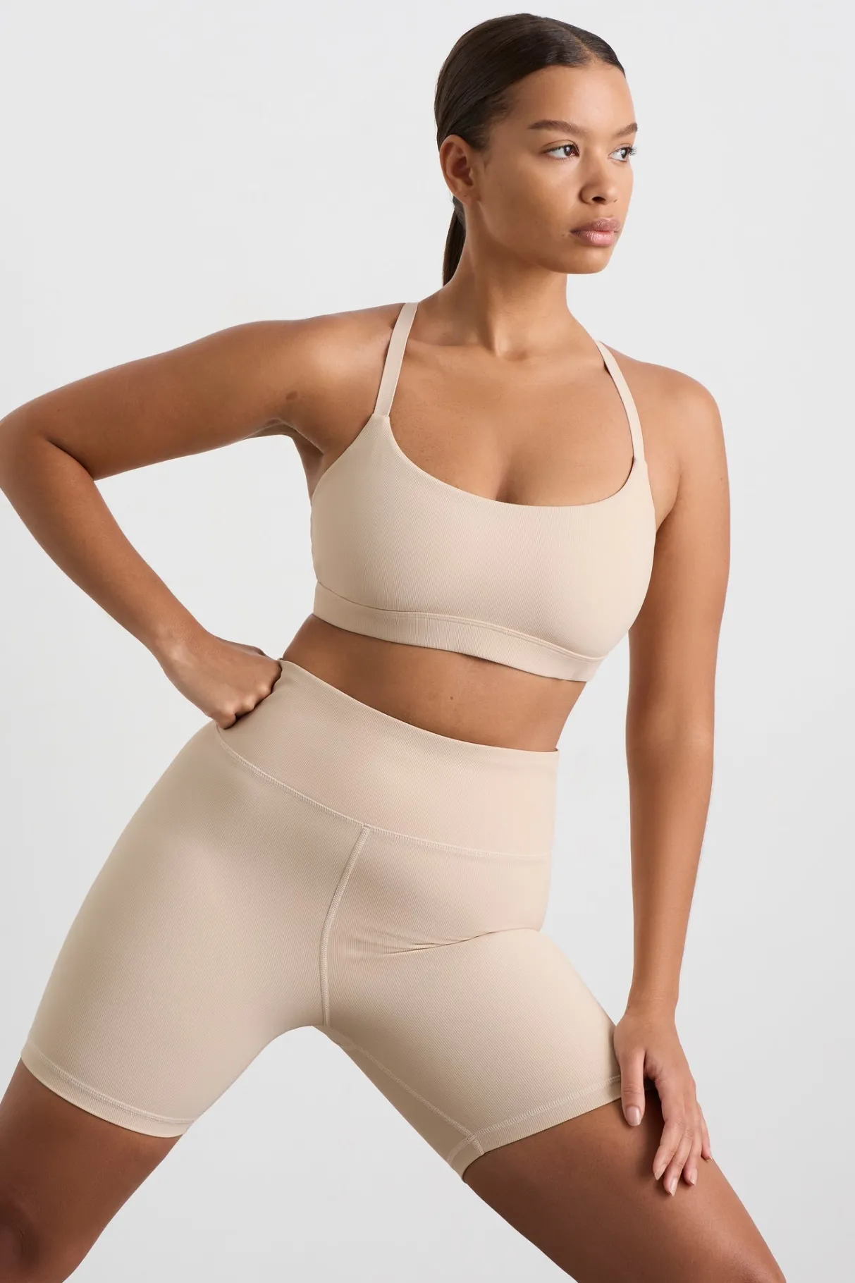 ribbed_sports_bra__9.webp New Aje ATHLETICA Ribbed Sports Bra 376 Latte Beige
