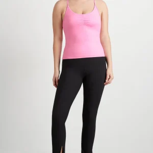 Sale Aje ATHLETICA Ruched Active Tank 349 Candy Pink