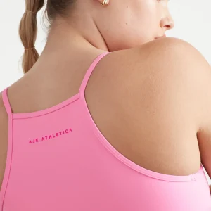 Sale Aje ATHLETICA Ruched Active Tank 349 Candy Pink