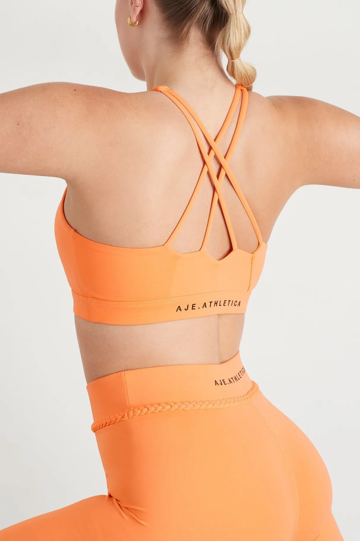 ruched_crossback_bra__10.webp Clearance Aje ATHLETICA Ruched Crossback Bra 353 Soft Apricot