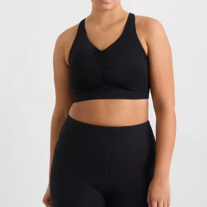 Store Aje ATHLETICA Ruched Crossback Bra 353 Black