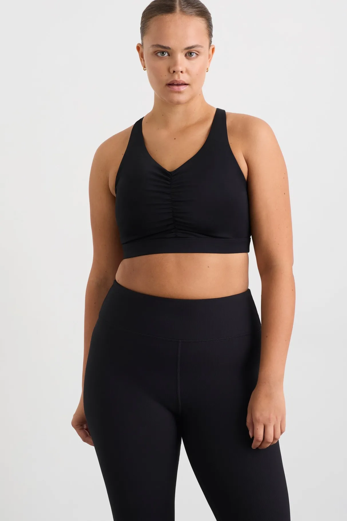 ruched_crossback_bra__11-1.webp Store Aje ATHLETICA Ruched Crossback Bra 353 Black