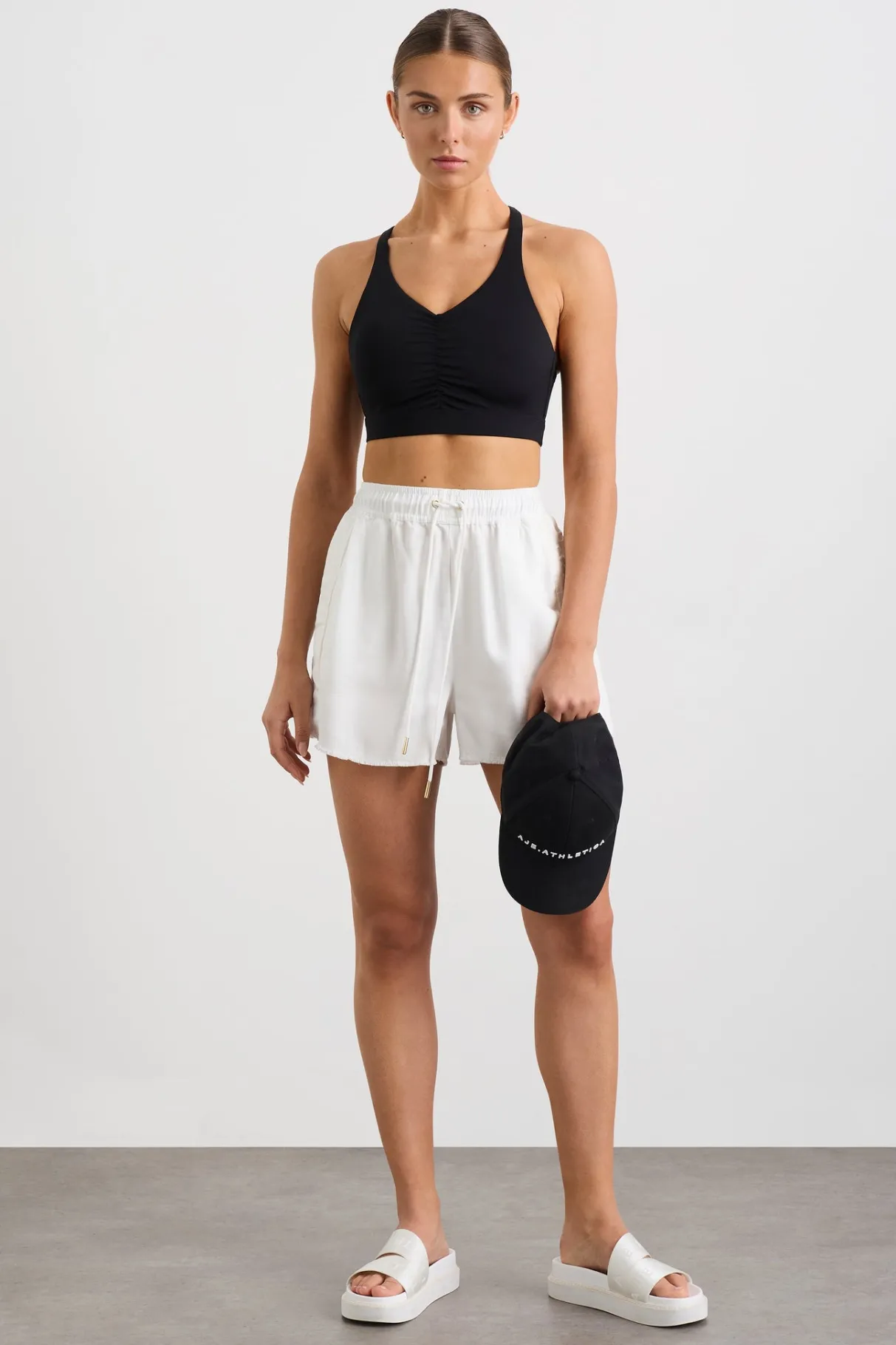 ruched_crossback_bra__2-1.webp Store Aje ATHLETICA Ruched Crossback Bra 353 Black
