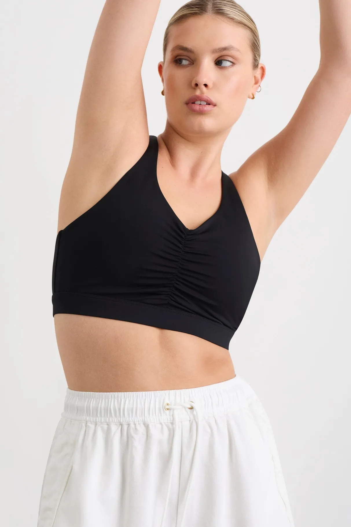 ruched_crossback_bra__6-1.webp Store Aje ATHLETICA Ruched Crossback Bra 353 Black