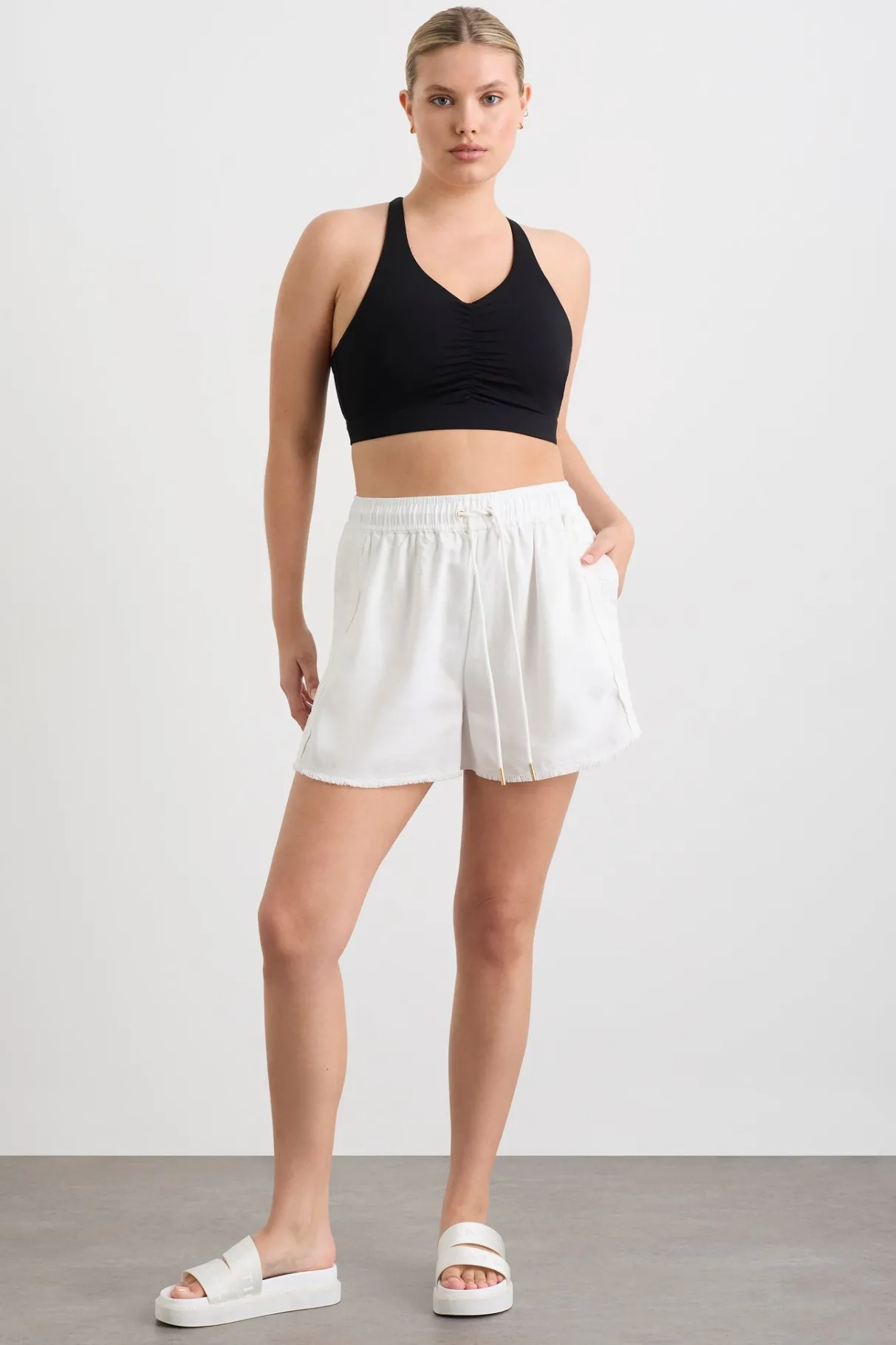 ruched_crossback_bra__7-1.webp Store Aje ATHLETICA Ruched Crossback Bra 353 Black