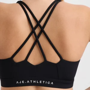 Store Aje ATHLETICA Ruched Crossback Bra 353 Black