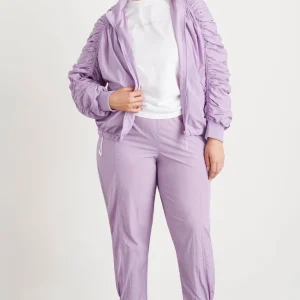Best Aje ATHLETICA Ruched Hood Spray Jacket 736 Lavender