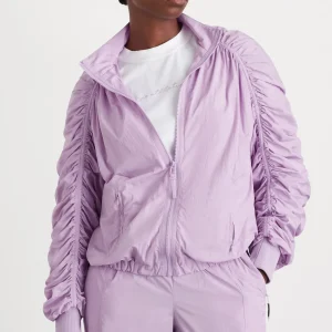 Best Aje ATHLETICA Ruched Hood Spray Jacket 736 Lavender