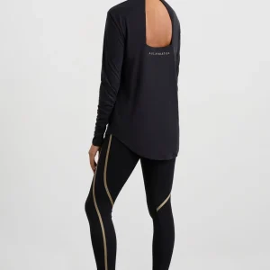 Sale Aje ATHLETICA Ruched Long Sleeve Top 153 Black