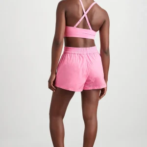 Best Sale Aje ATHLETICA Ruched Plunge Bra 352 Candy Pink