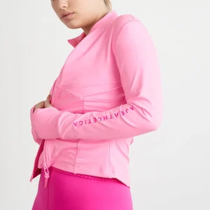 Sale Aje ATHLETICA Ruched Running Jacket 746 Candy Pink