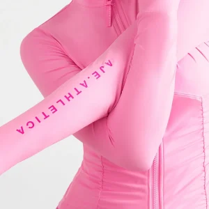 Sale Aje ATHLETICA Ruched Running Jacket 746 Candy Pink