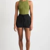 Hot Aje ATHLETICA Ruched Running Short 602 Black