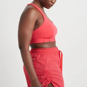 Outlet Aje ATHLETICA Ruched Running Short 602 Watermelon Pink