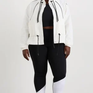 Discount Aje ATHLETICA Ruched Spray Jacket 716 White