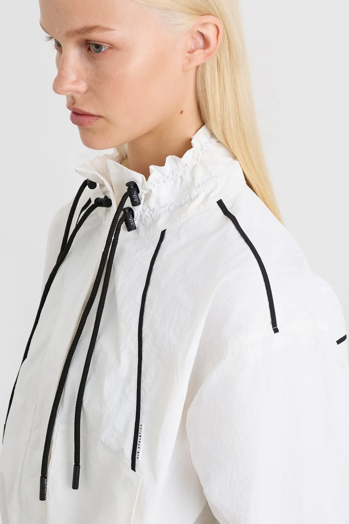 ruched_spray_jacket__5.webp Discount Aje ATHLETICA Ruched Spray Jacket 716 White