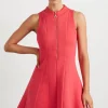 Best Sale Aje ATHLETICA Scuba Mini Dress 802 Watermelon Pink