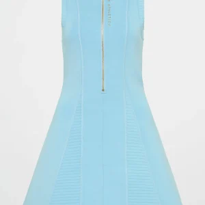 Best Sale Aje ATHLETICA Scuba Mini Dress 802 Ice Blue