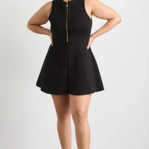 Best Sale Aje ATHLETICA Scuba Mini Dress 802 Black