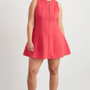 Best Sale Aje ATHLETICA Scuba Mini Dress 802 Watermelon Pink