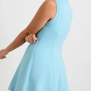 Best Sale Aje ATHLETICA Scuba Mini Dress 802 Ice Blue
