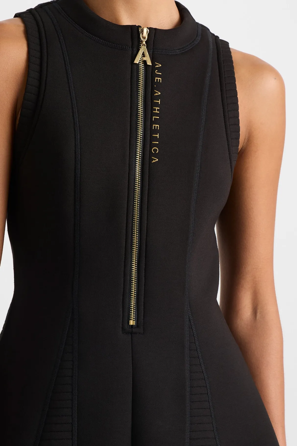scuba_mini_dress__3-2.webp Best Sale Aje ATHLETICA Scuba Mini Dress 802 Black