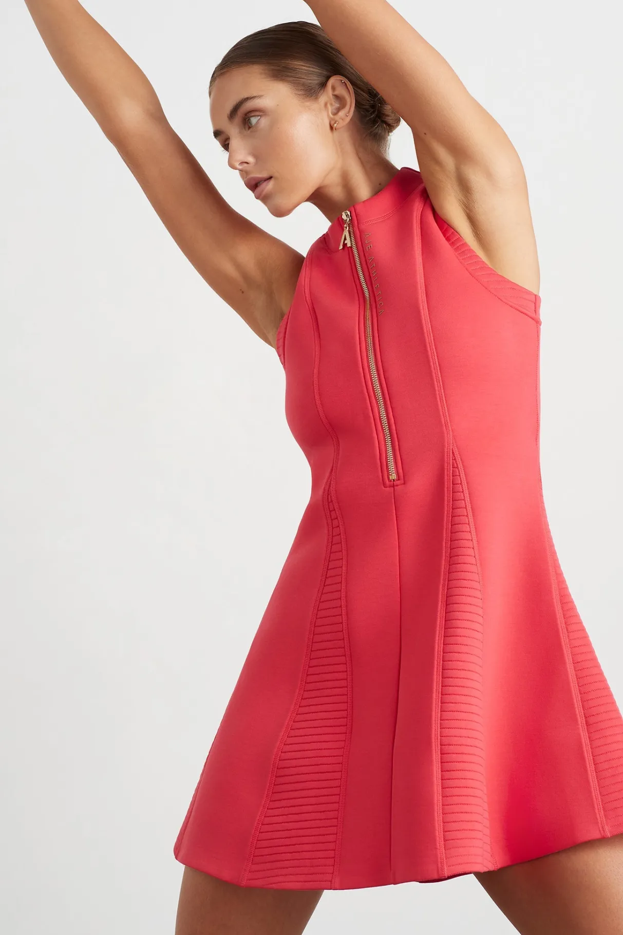 scuba_mini_dress__5-1.webp Best Sale Aje ATHLETICA Scuba Mini Dress 802 Watermelon Pink