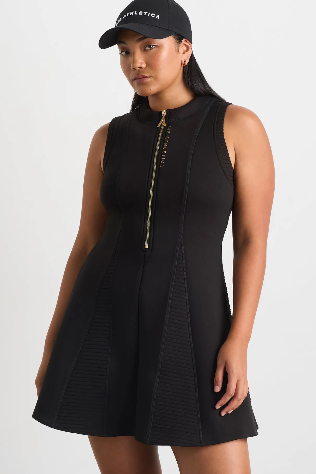 scuba_mini_dress__9-2.webp Best Sale Aje ATHLETICA Scuba Mini Dress 802 Black