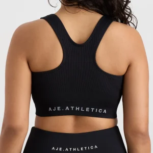 Hot Aje ATHLETICA Seamless Crop 331 Black