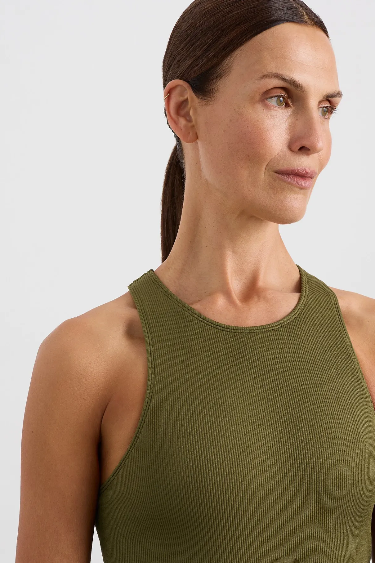 seamless_crop_tank__3.webp Online Aje ATHLETICA Seamless Crop Tank 148 Deep Khaki