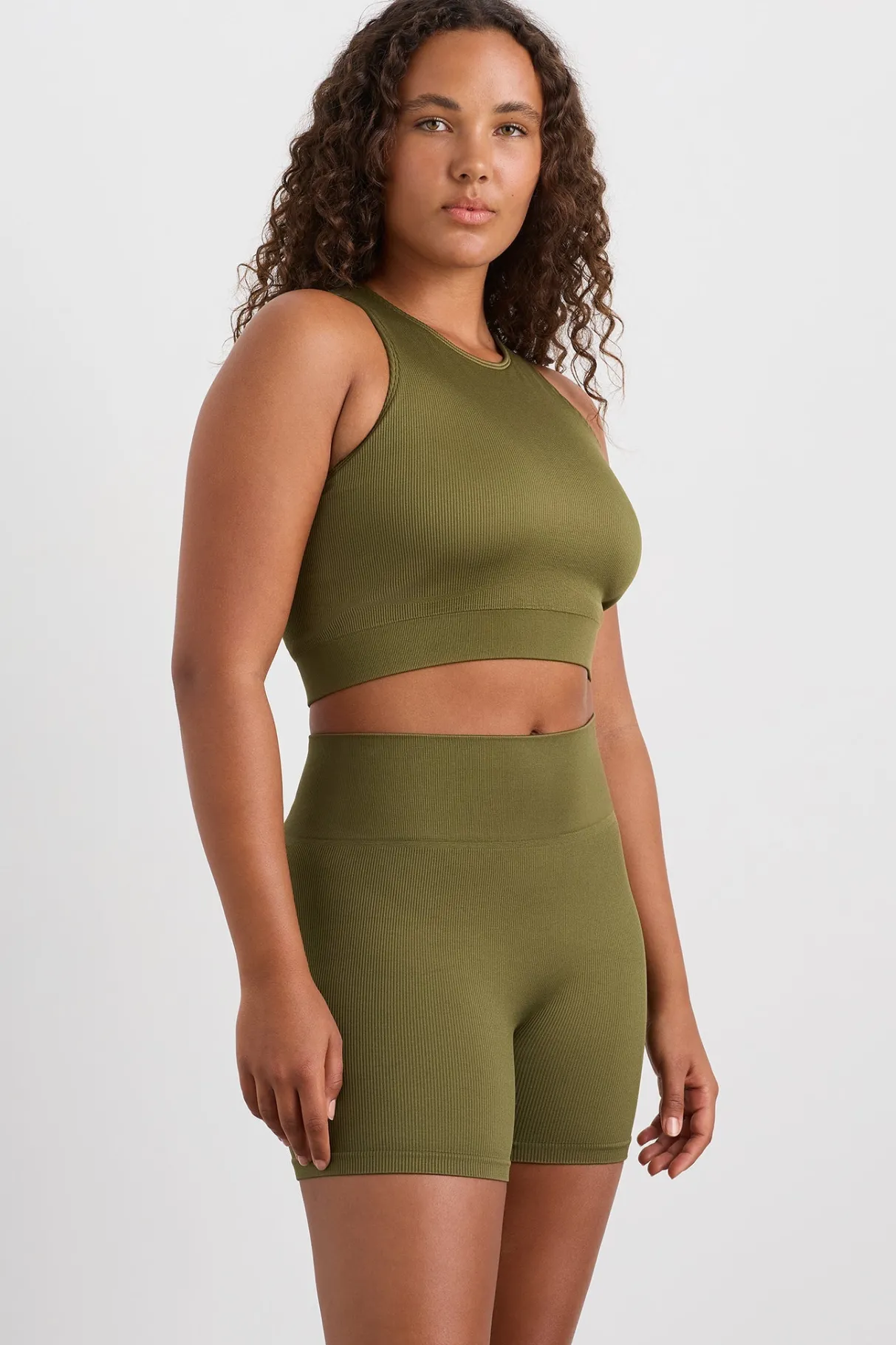 seamless_crop_tank__5.webp Online Aje ATHLETICA Seamless Crop Tank 148 Deep Khaki