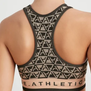 Clearance Aje ATHLETICA Seamless Crop Top 331 Geo Print/Beige