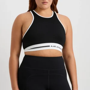 Sale Aje ATHLETICA Seamless Crop Top 331 Black