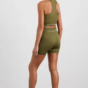 Clearance Aje ATHLETICA Seamless Rib Short 624 Deep Khaki