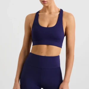 Online Aje ATHLETICA Sheer Racer Back Bra 329 Navy