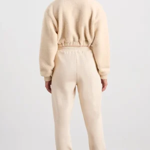 Fashion Aje ATHLETICA Sherpa Cropped Jumper 435 Ivory
