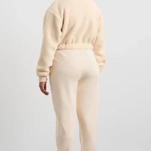 Fashion Aje ATHLETICA Sherpa Cropped Jumper 435 Ivory