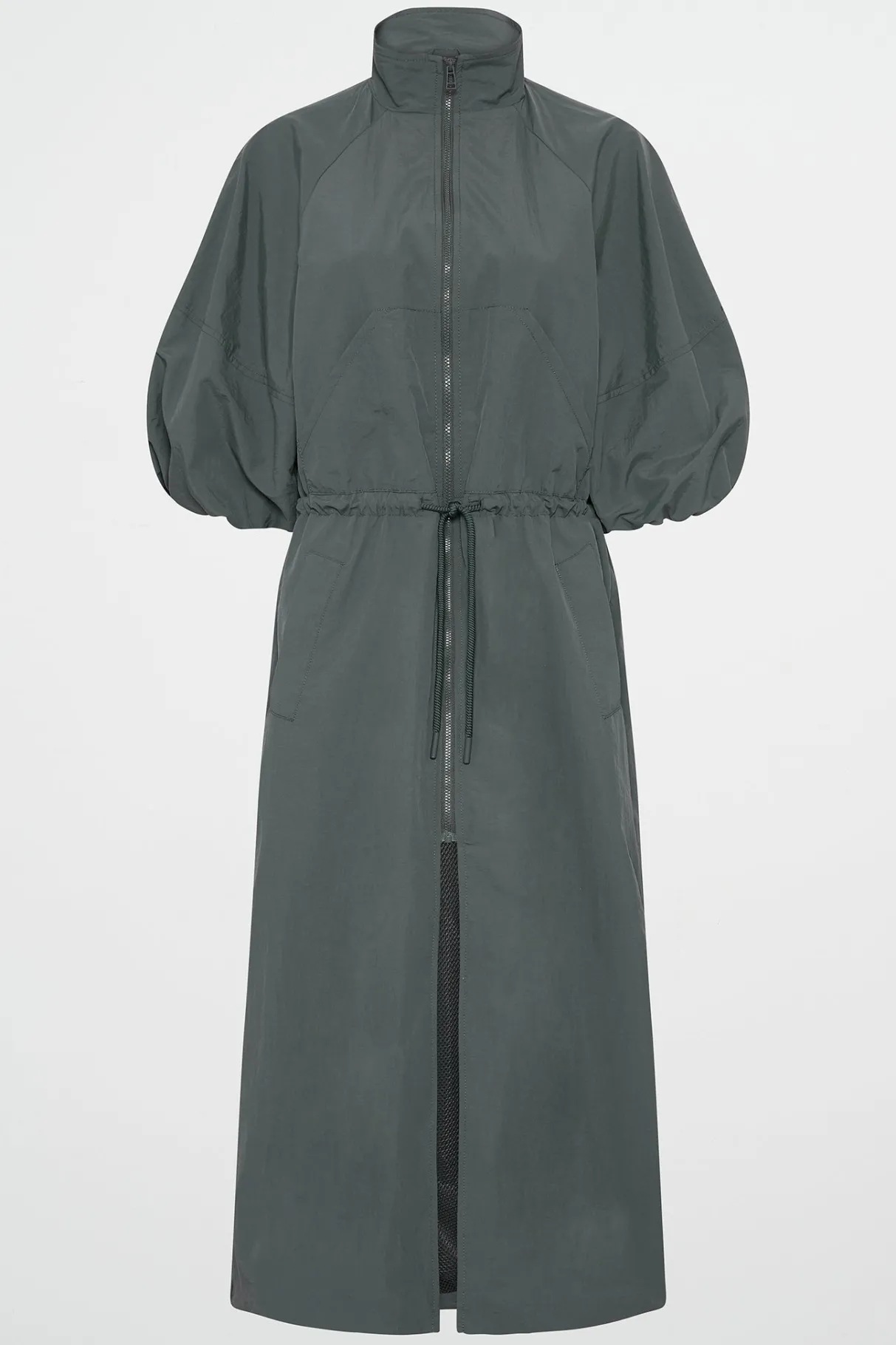 short_sleeve_zipped_jacket__1.webp Hot Aje ATHLETICA Short Sleeve Zipped Jacket 781 Slate Surge