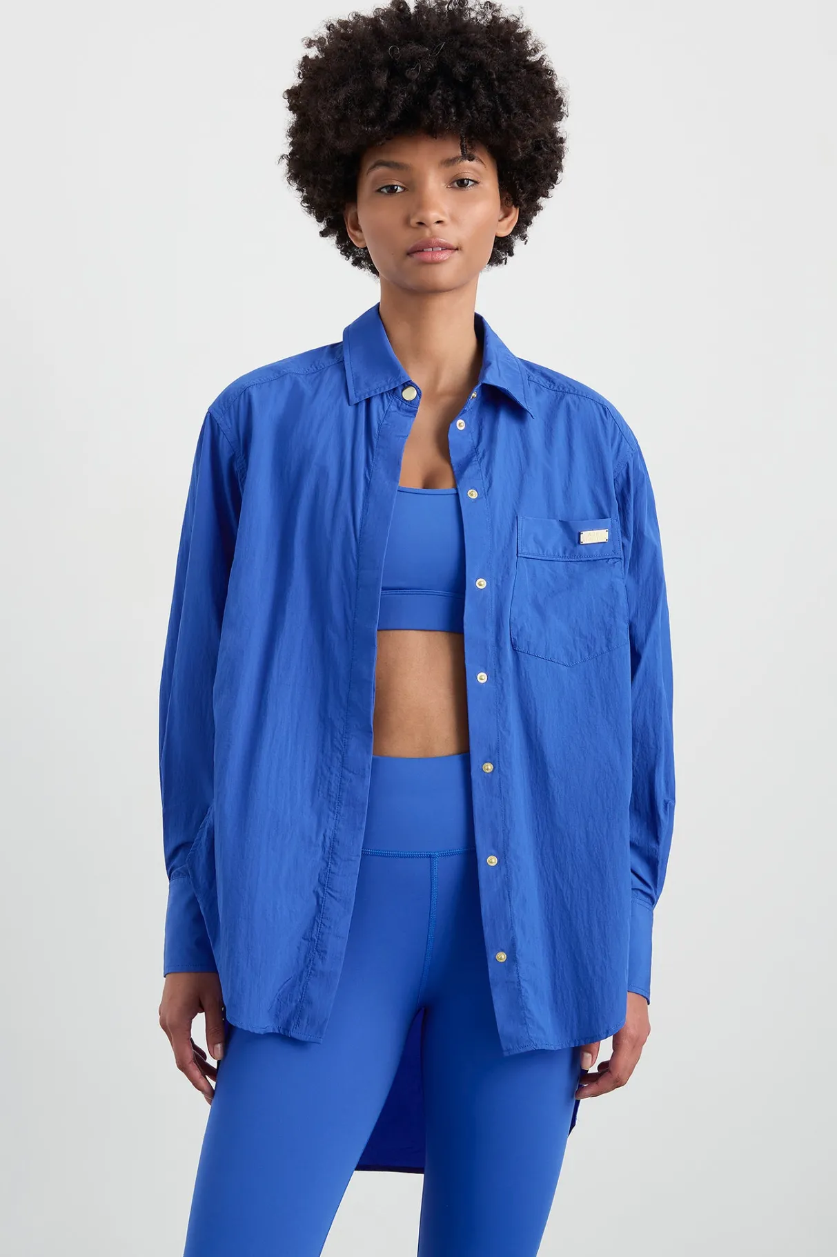 side_split_windbreaker_shirt__0-1.webp New Aje ATHLETICA Side Split Windbreaker Shirt 406 Cobalt Blue