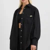 Online Aje ATHLETICA Side Split Windbreaker Shirt 406 Black